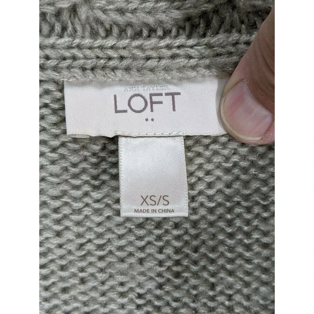Ann Taylor Loft Sweater Vest Womens Sz‎ XS Tan 100% Acrylic